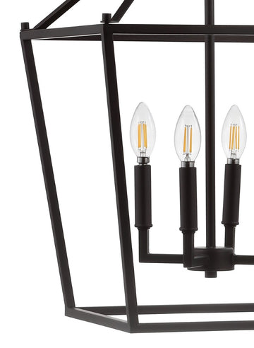 Pagoda Lantern Metal LED Pendant